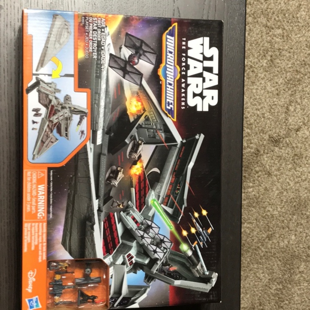 Star Wars the force awakens micro machines. Star destroyer